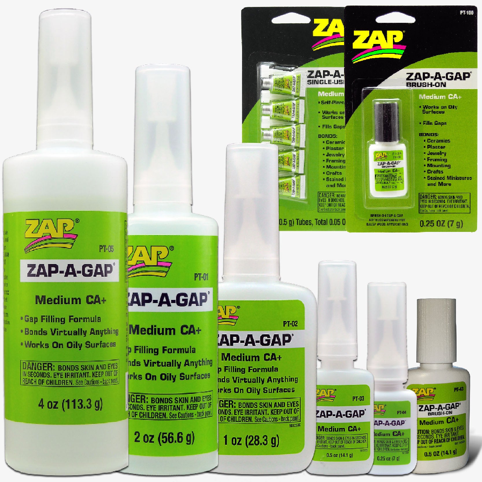 Zap-A-Gap (Medium - Green) Zap Glue Zap-A-Gap (Medium - Green) Zap Glue